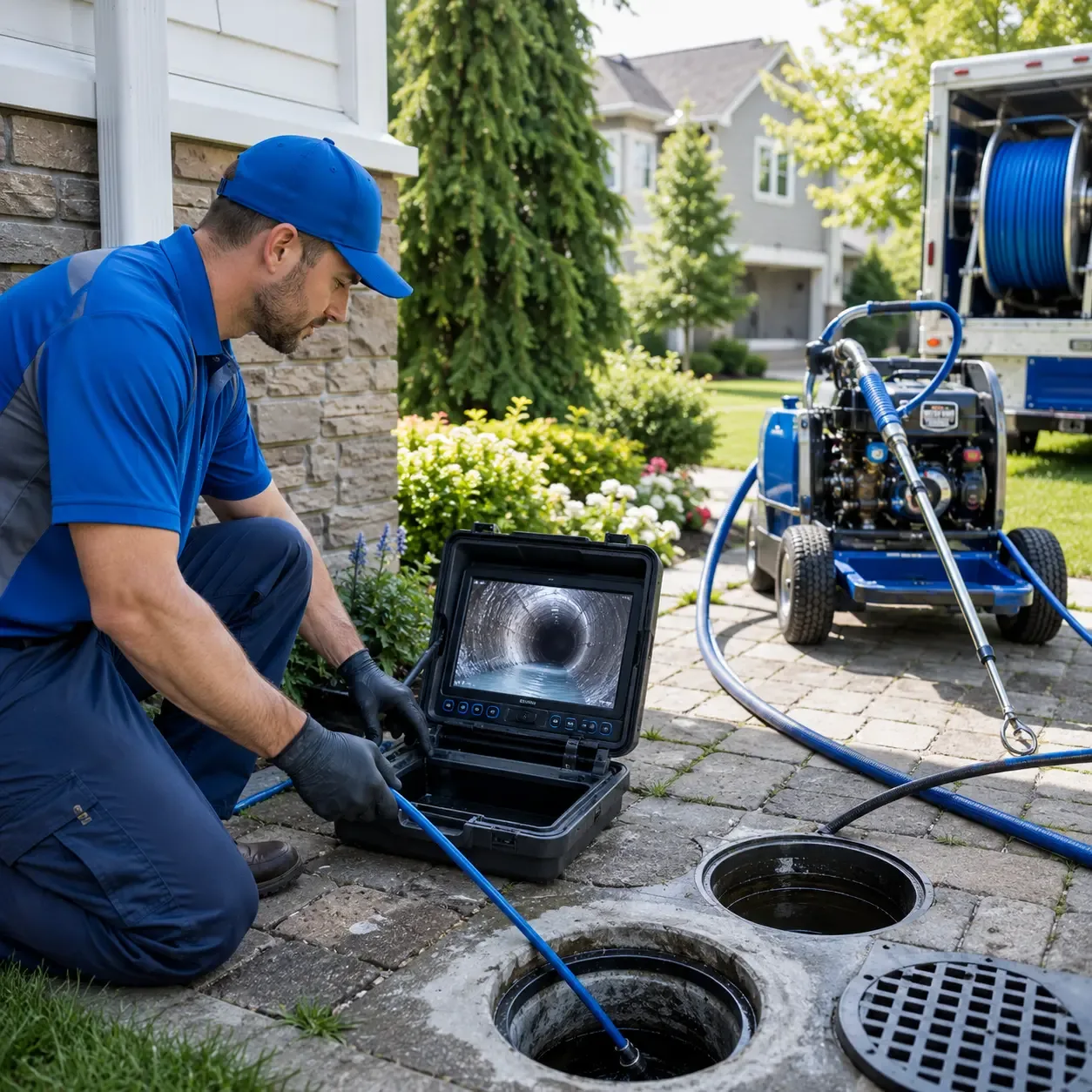 Outdoor drain cleaning professionals serving Hemlock, NY